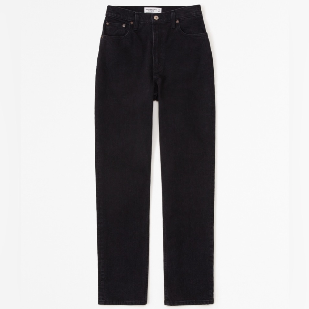 Abercrombie and Fitch Ultra High Rise 90s Straight Jean (29 Extra Short)